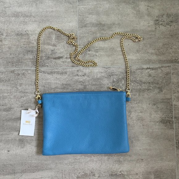 ROBERTA BIAGI Blue Crossbody&Wrislet Made in Italy Leather NWT - Picture 6 of 11